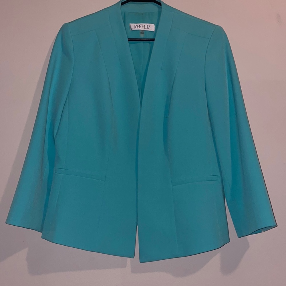 Teal blazer